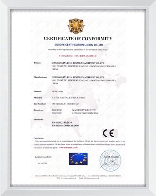 Certificate of conformity