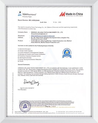 Made in China Certificate 