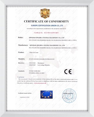 Certificate of conformity